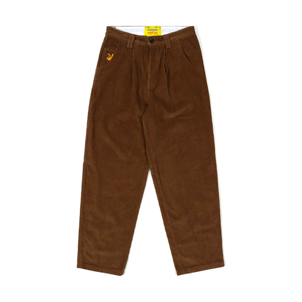 Psychedelic Warfare Corduroy Trousers (Camel)