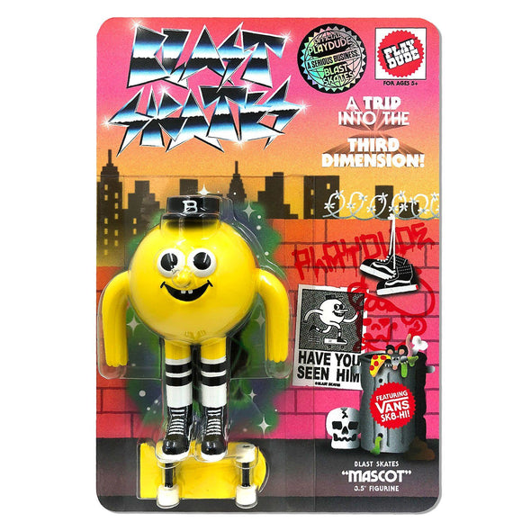 PLAYDUDE™ x Blast Skates "Mascot" Figurine with Vans Sk8-Hi