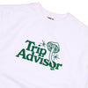 Trip Advisor Crewneck Sweater (White)
